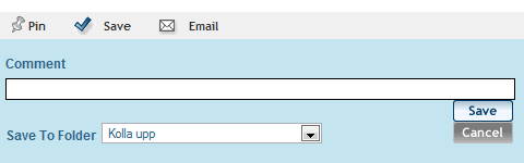 Bloglines Save feature