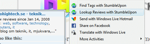 Internet Explorer 8 Activities