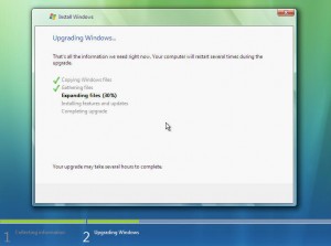 Installing vista