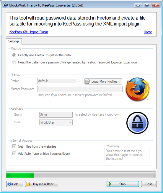 keepass-firefox-exporter keepass-firefox-exporter