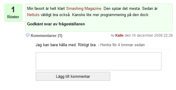 kommentarer